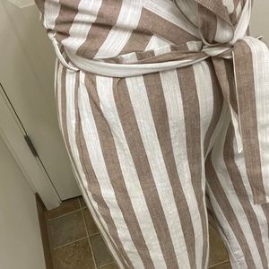 Striped jumpsuit